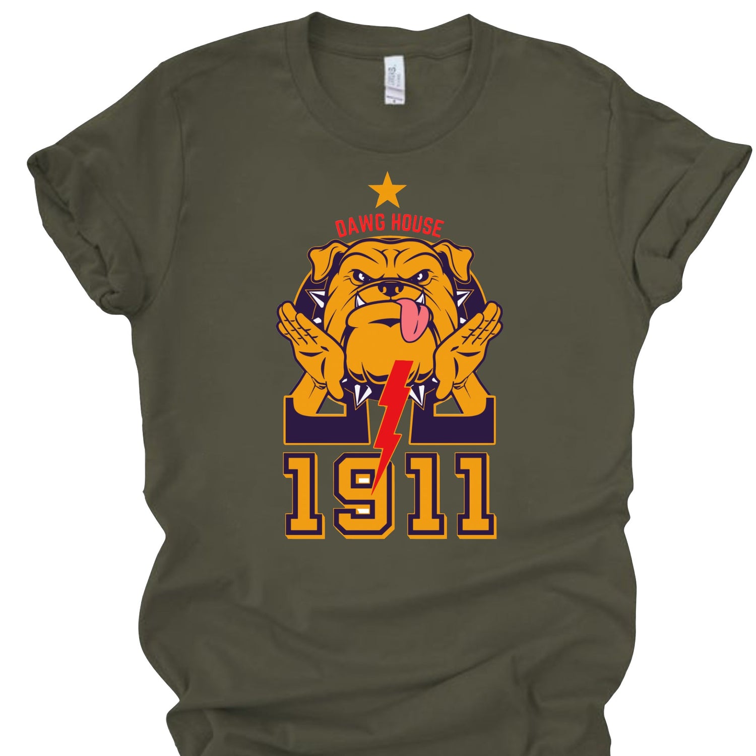 Profyle District - Dawg House - T-Shirts - Army Green