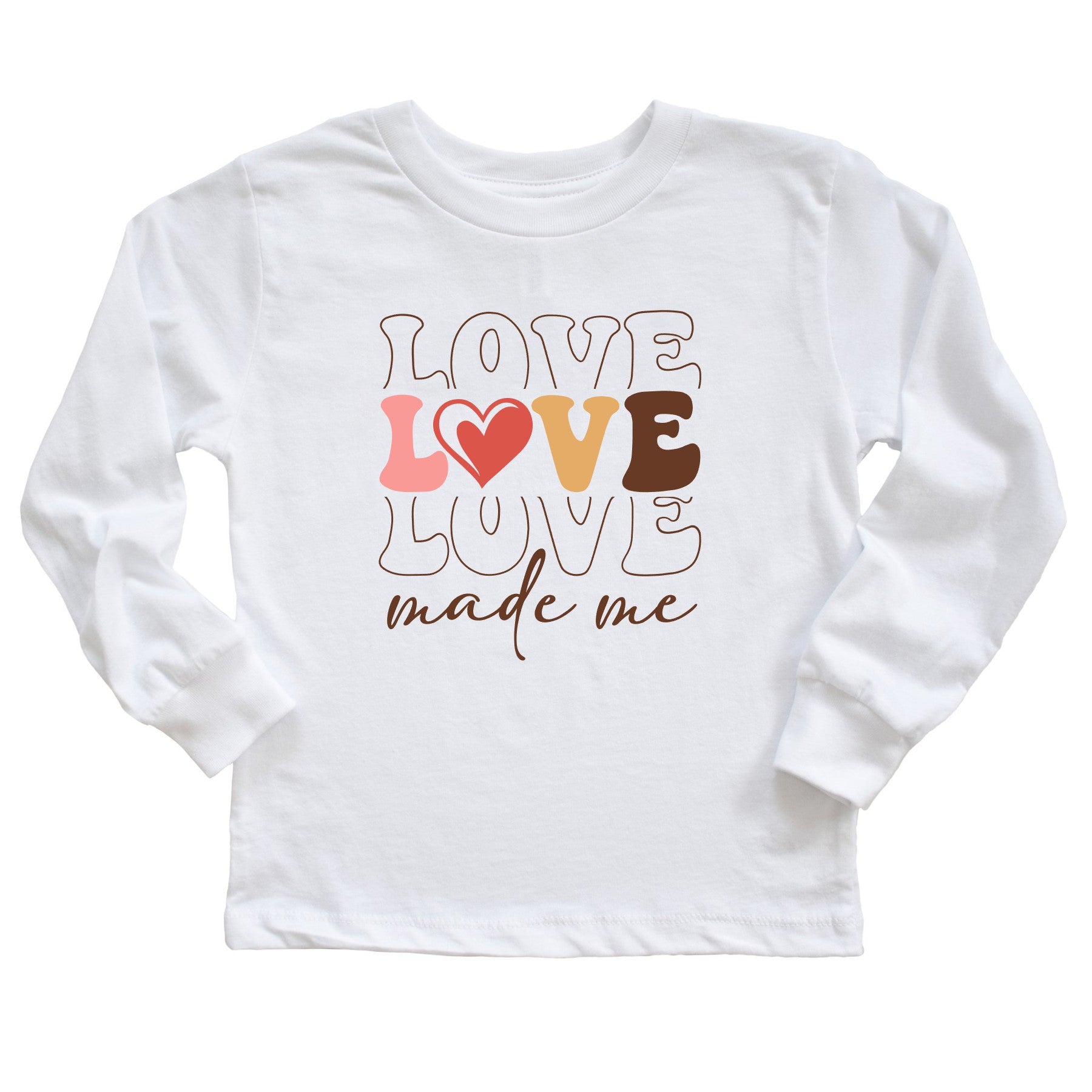 Profyle District - Love Made Me (Toddler) - Long Sleeve - White