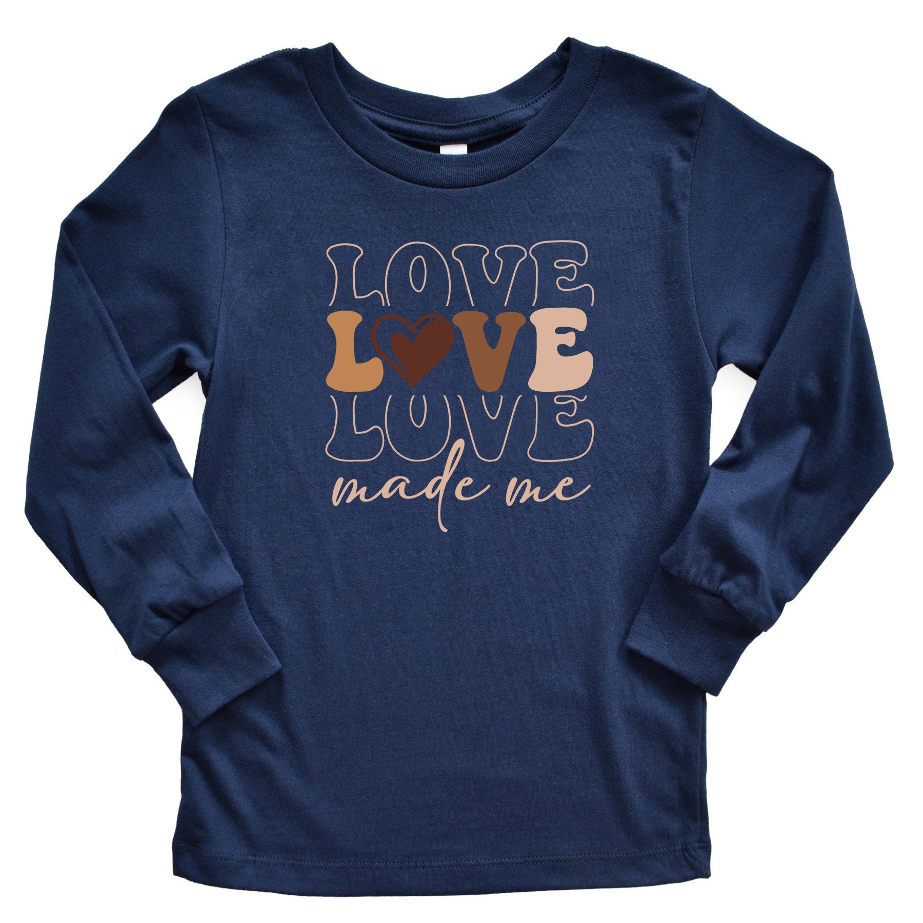 Profyle District - Love Made Me (Toddler) - Long Sleeve - Navy