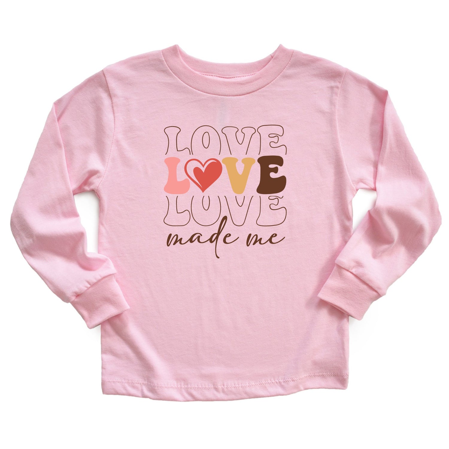 Profyle District - Love Made Me (Toddler) - Long Sleeve - Pink