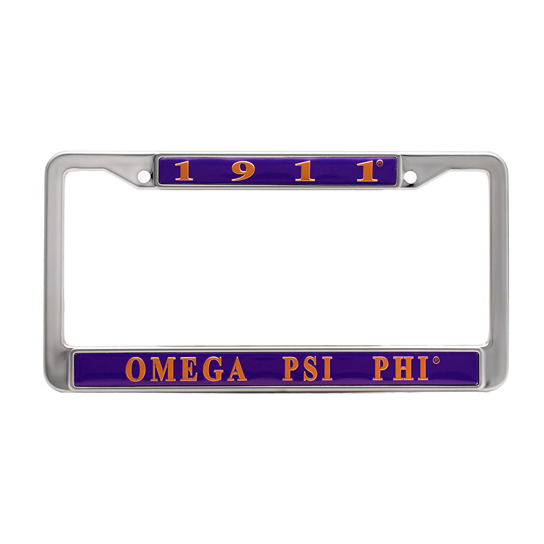 Profyle District - License Plate Frame - Omega Psi Phi, Purple -  - 