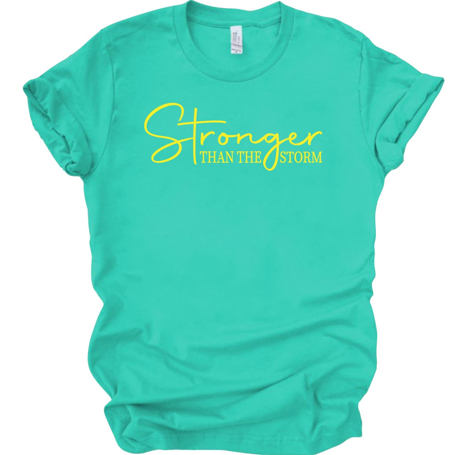 Profyle District - Stronger Than The Storm - T-Shirts - Teal