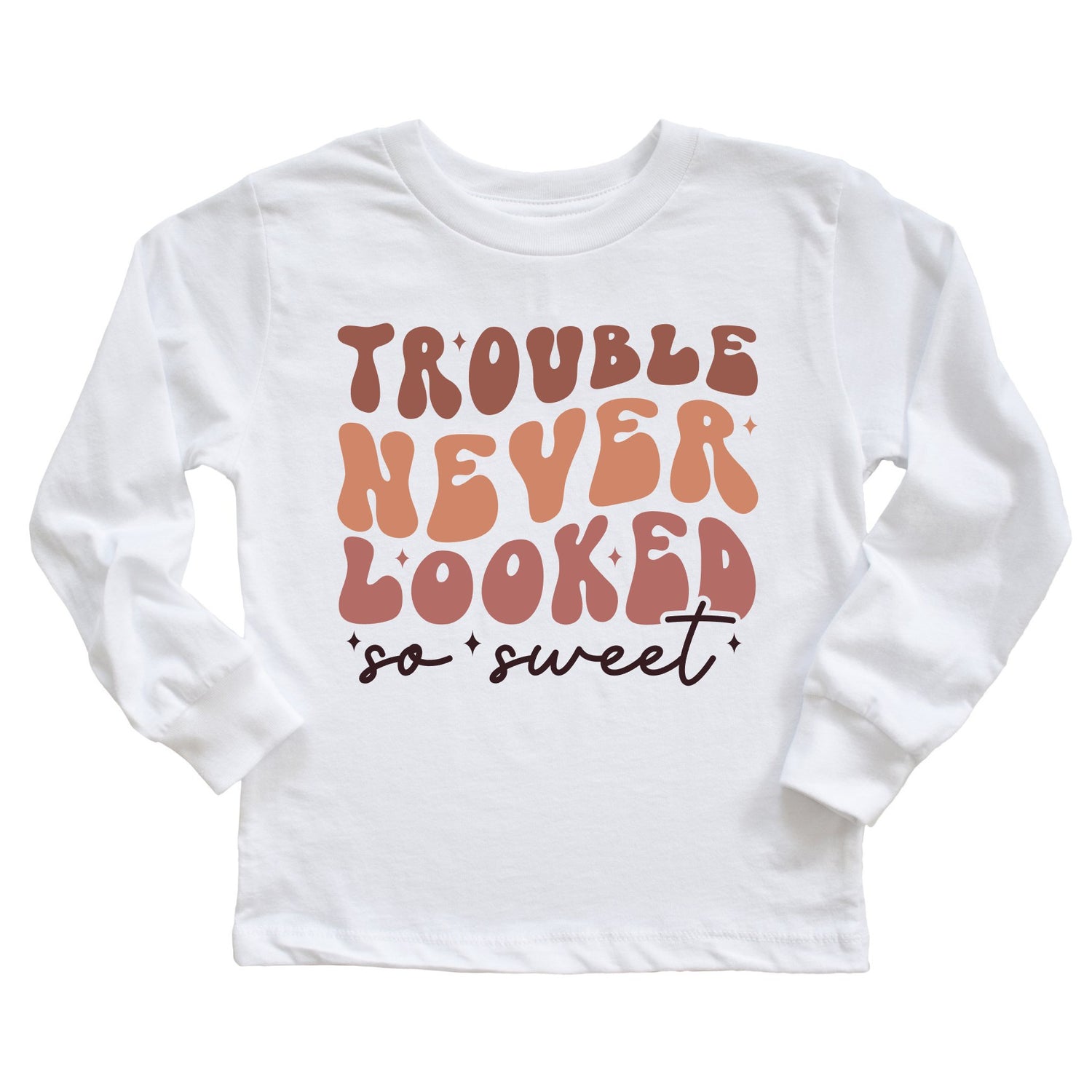 Profyle District - Trouble Never Looked So Sweet (Toddler) - Youth T-Shirts - White