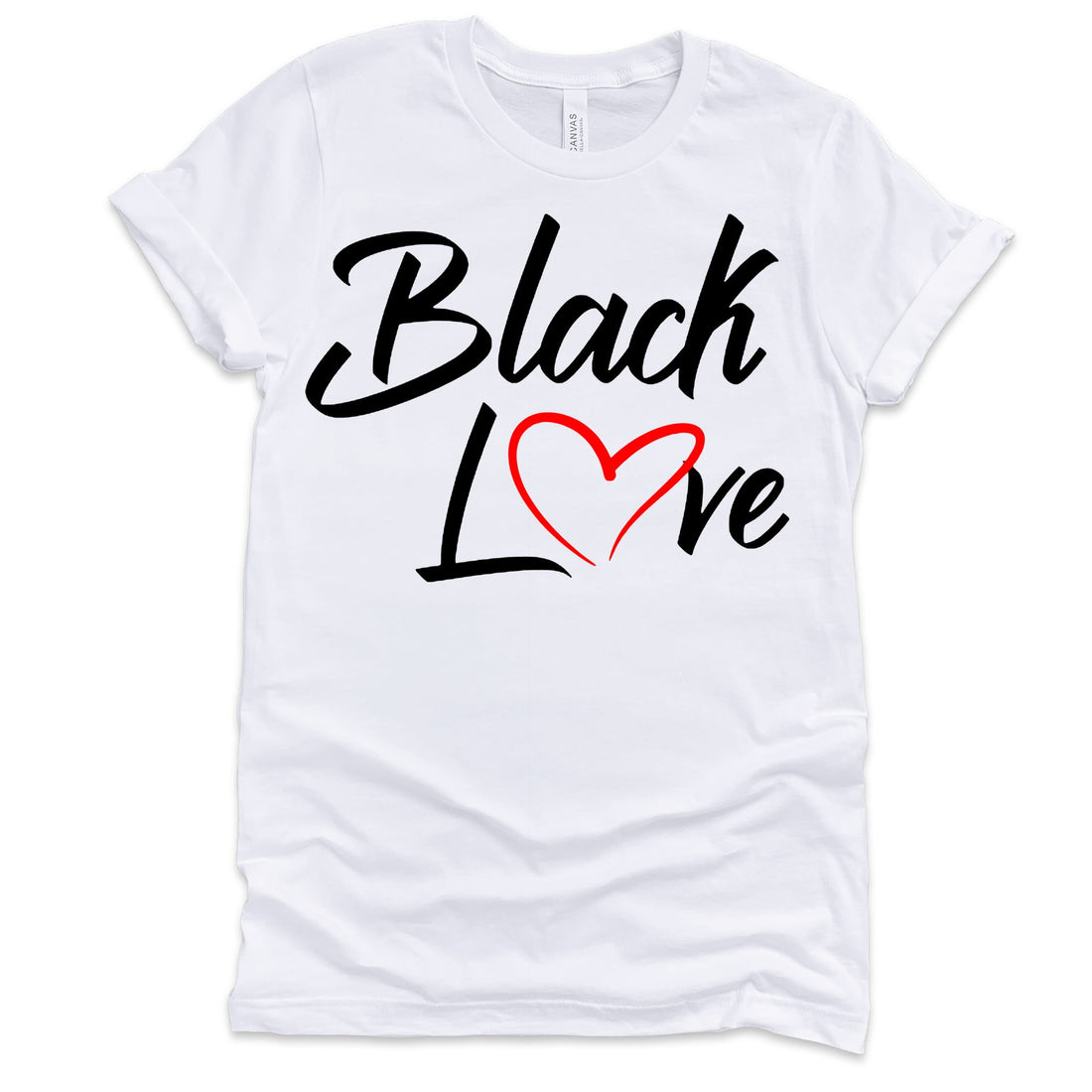 Profyle District - Black Love - T-Shirts - White