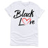 Profyle District - Black Love - T-Shirts - White