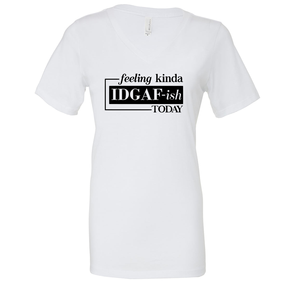 Profyle District - Feeling Kinda IDGAF-ish (White) - T-Shirts - White