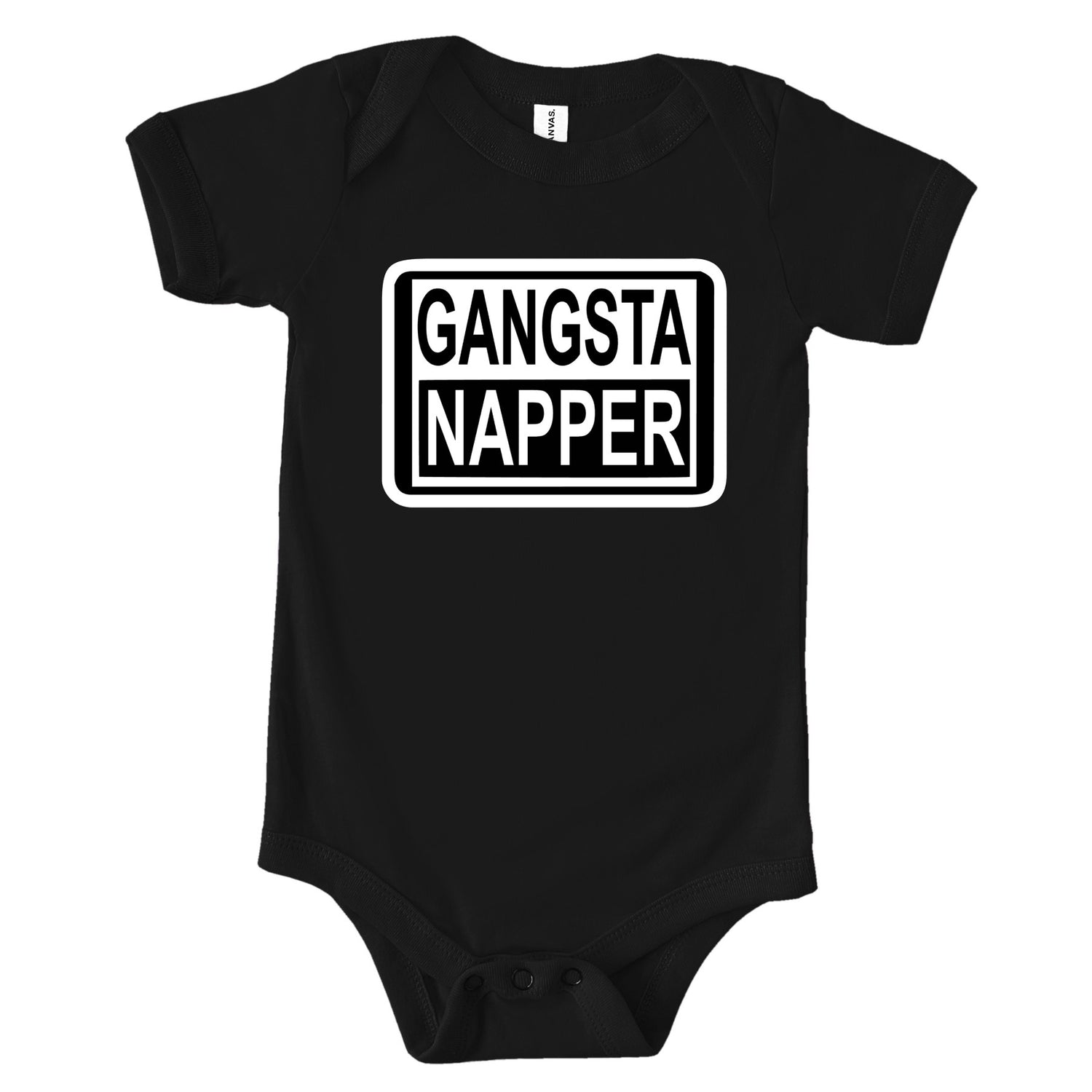 Profyle District - Gangsta Napper (Infant) - Youth T-Shirts - Black