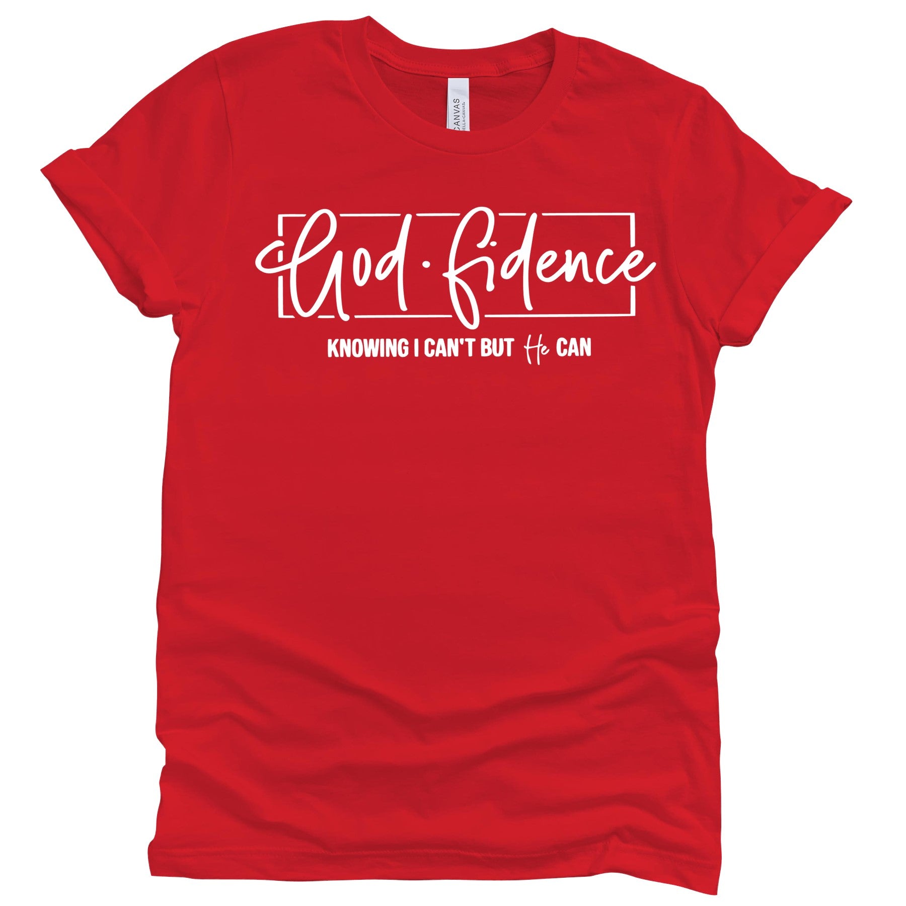 Profyle District - God-fidence - T-Shirts - Red