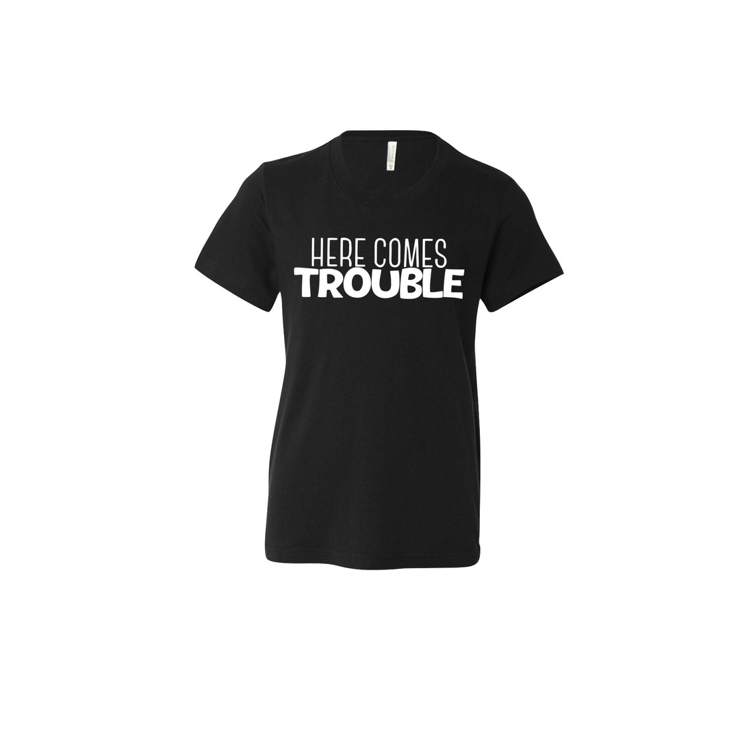 Profyle District - Here Comes Trouble (Youth) - Youth T-Shirts - Black