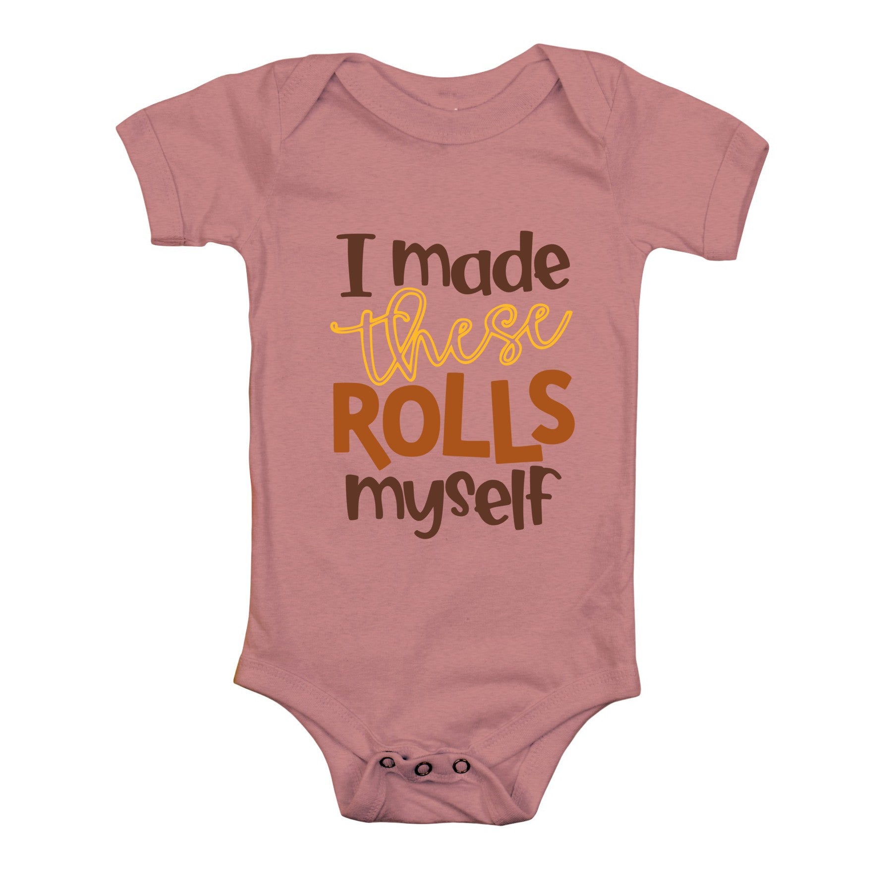 Profyle District - I Made These Rolls Myself (Infant) - Youth T-Shirts - Heather Mauve