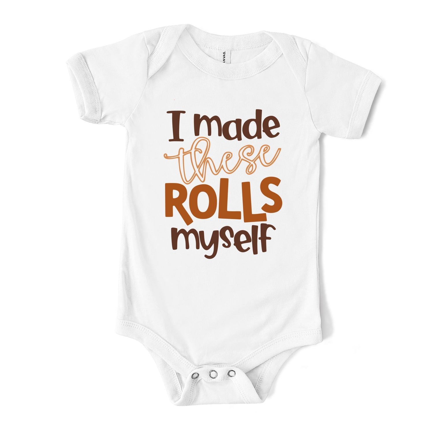 Profyle District - I Made These Rolls Myself (Infant) - Youth T-Shirts - White