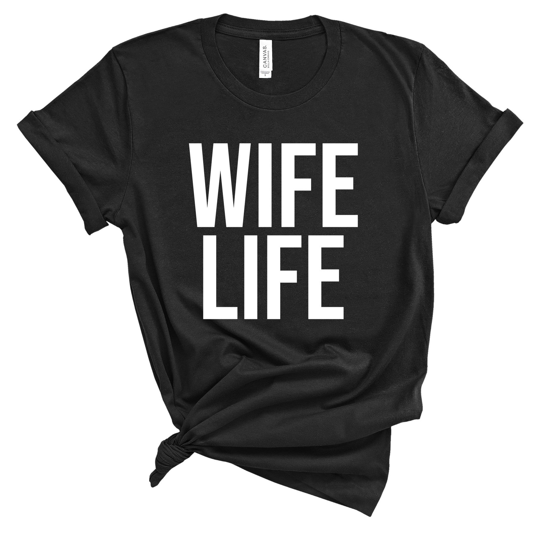 Profyle District - Wife Life - T-Shirts - Black