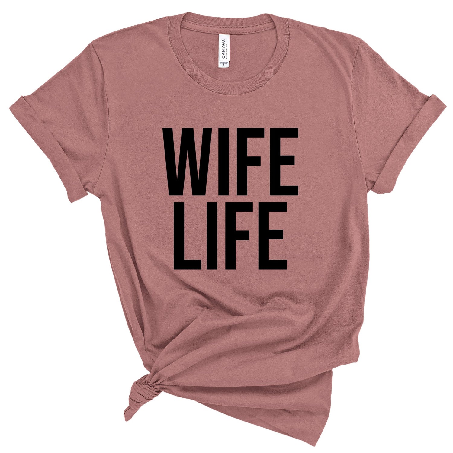 Profyle District - Wife Life - T-Shirts - Mauve