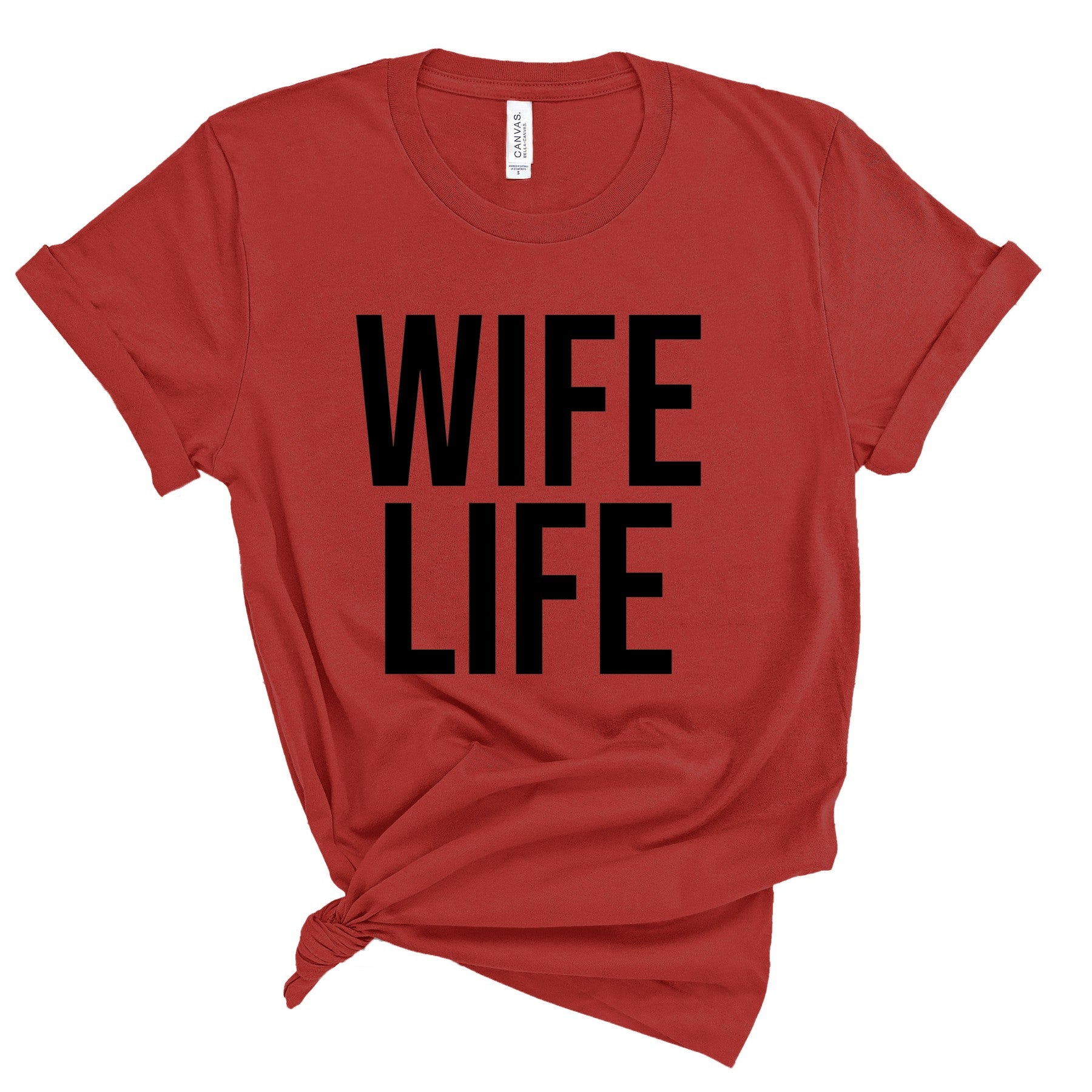 Profyle District - Wife Life - T-Shirts - Red