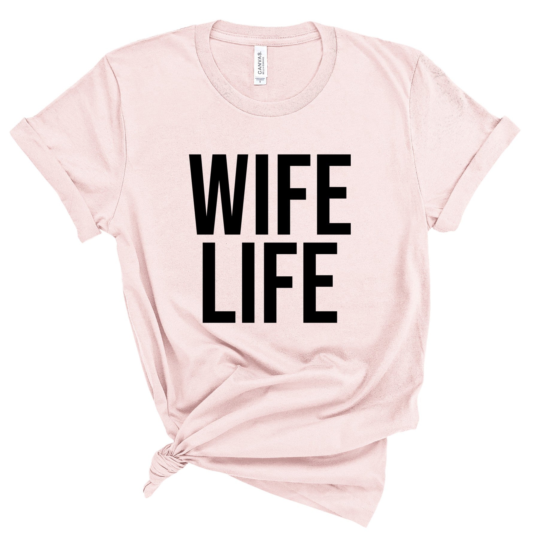 Profyle District - Wife Life - T-Shirts - Soft Pink